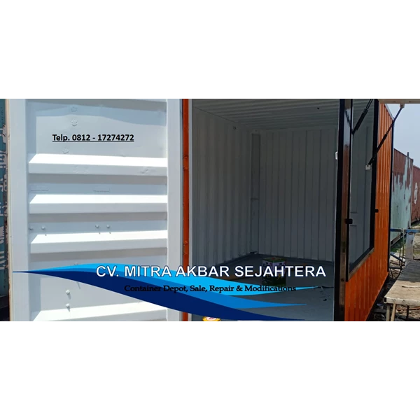 Container Modifikasi Gudang 10 Feet Office