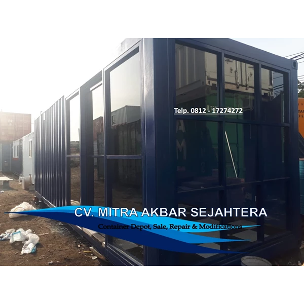 Container Barbershop 20 Feet Modification